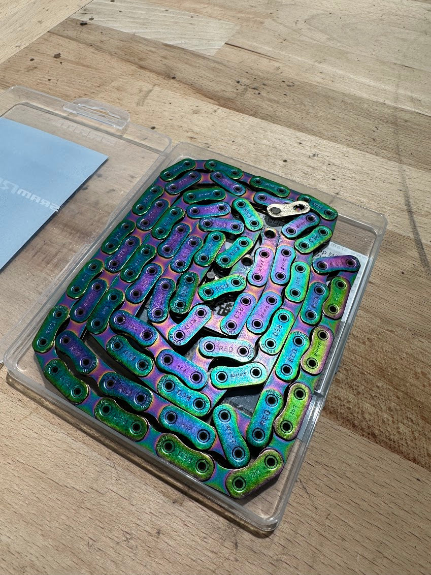 SRAM RED AXS FlatTop Kette 12fach Eagle RAINBOW